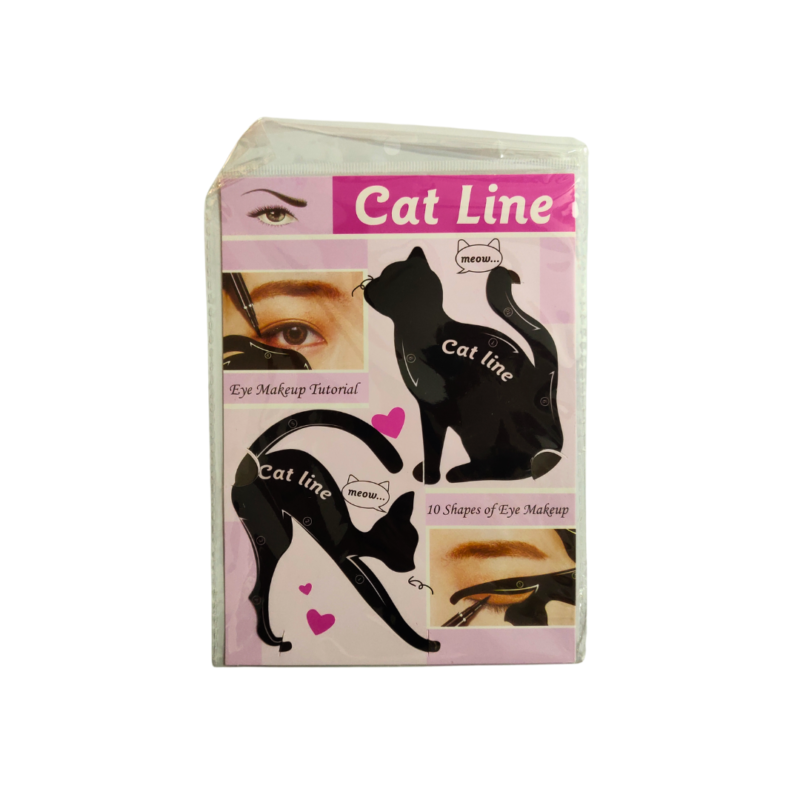 Cat Line Eyeliner Stencils Pro Eye Makeup Tool - Image 2